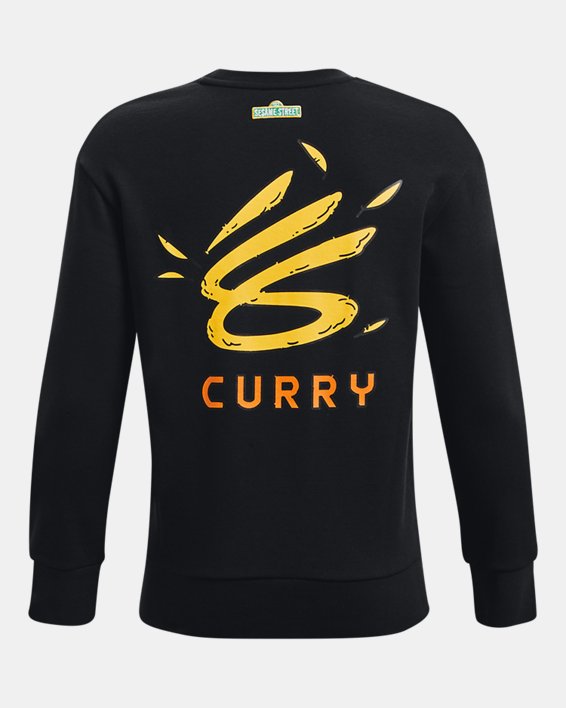 Boys' Curry Big Bird Airplane Crew in Black image number 1
